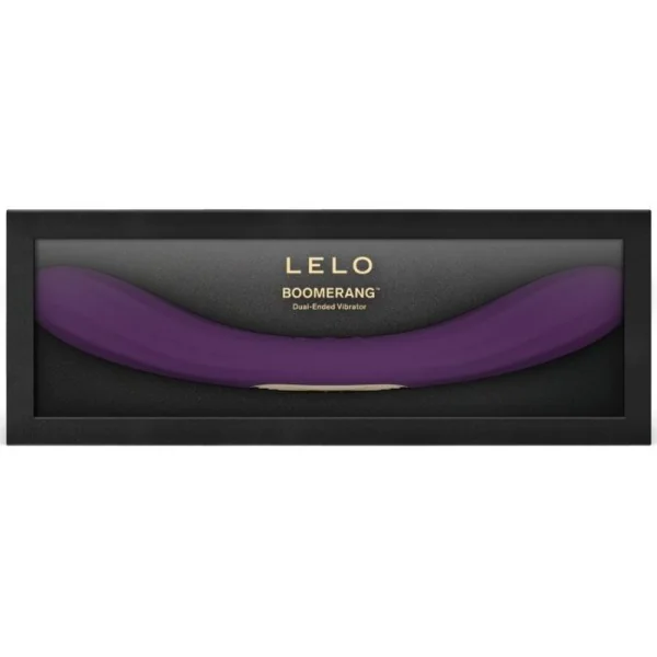 Boomerang Doppelender Vibrator Lila von Lelo