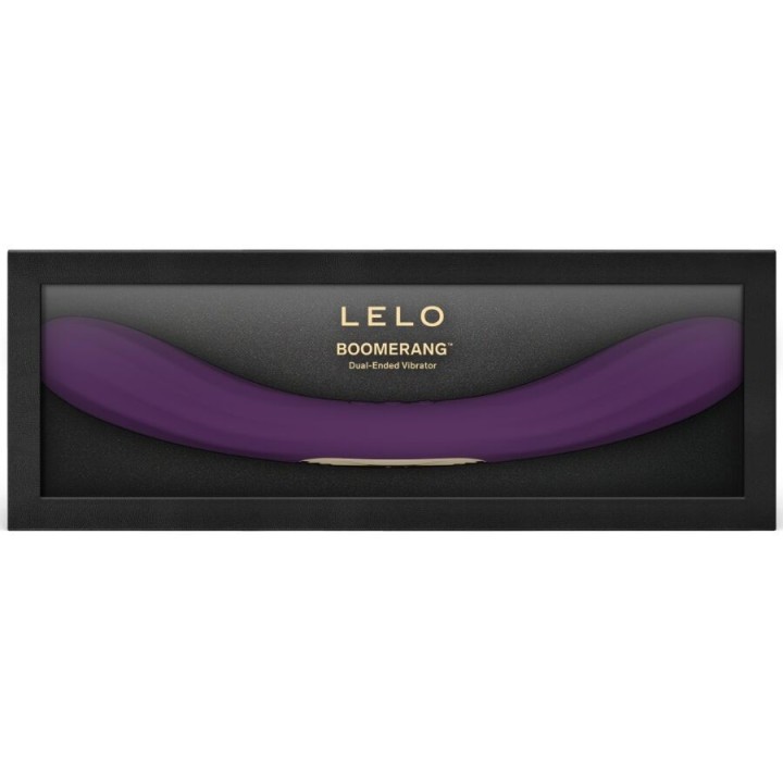 Boomerang Doppelender Vibrator Lila von Lelo