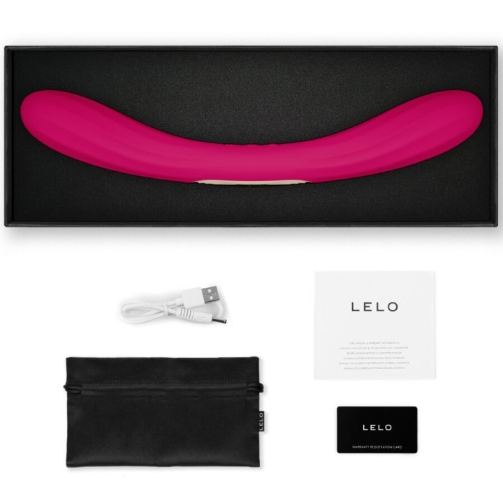 Boomerang Doppelender Vibrator Kirsch von Lelo