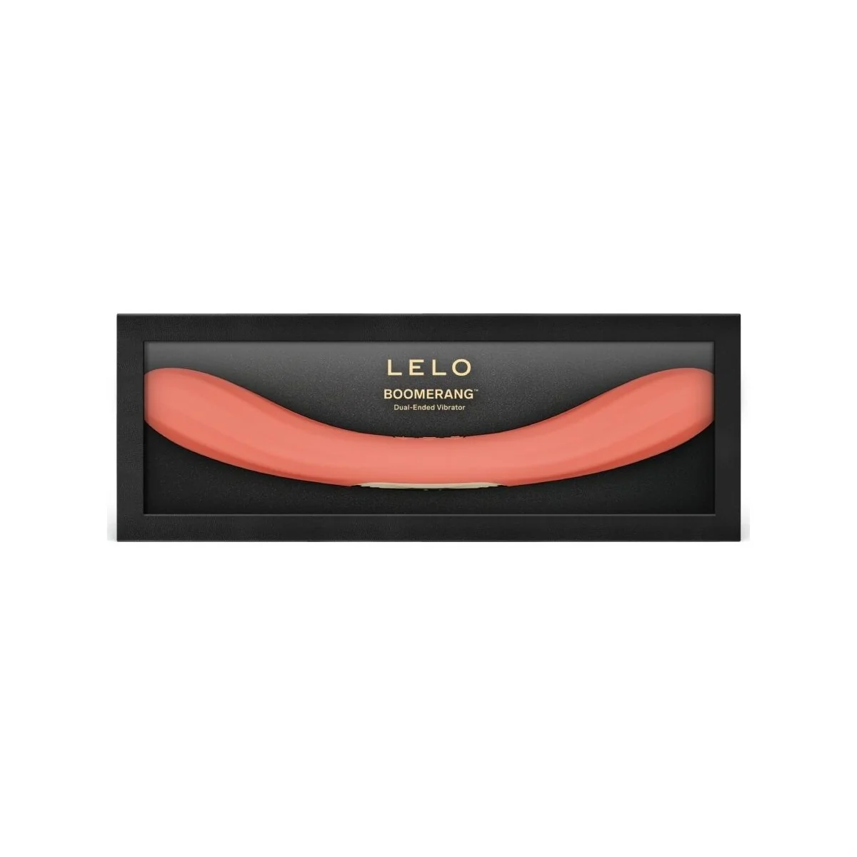 Boomerang Doppelender Vibrator Korallenrot von Lelo