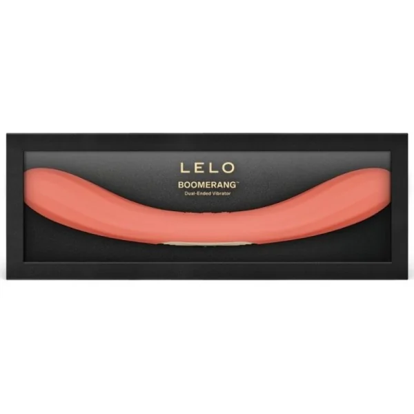 Boomerang Doppelender Vibrator Korallenrot von Lelo