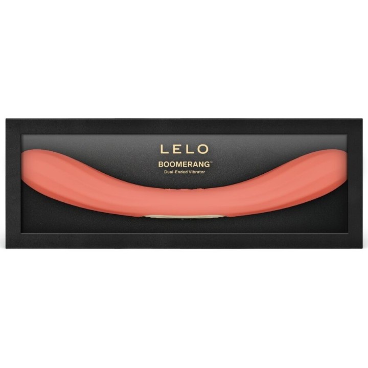 Boomerang Doppelender Vibrator Korallenrot von Lelo