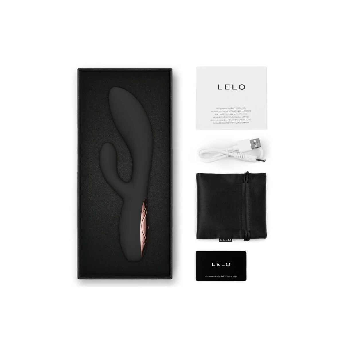 Ina Thrust Rabbit Stossvibrator Schwarz von Lelo