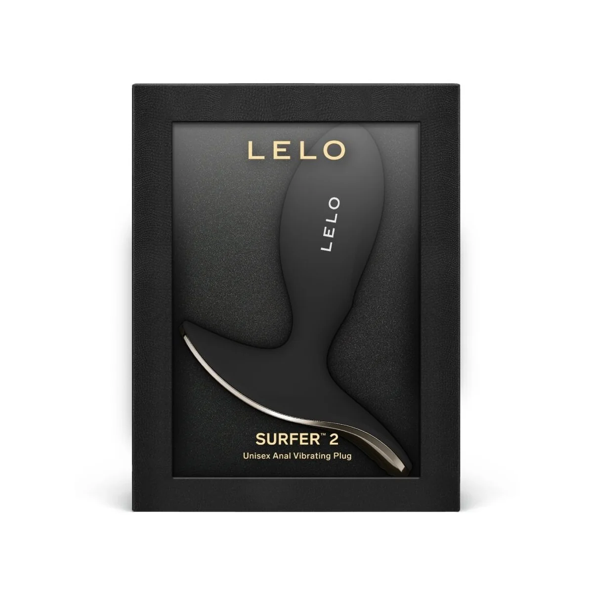 Surfer 2 Unisex Analvibrationsplug Schwarz von Lelo