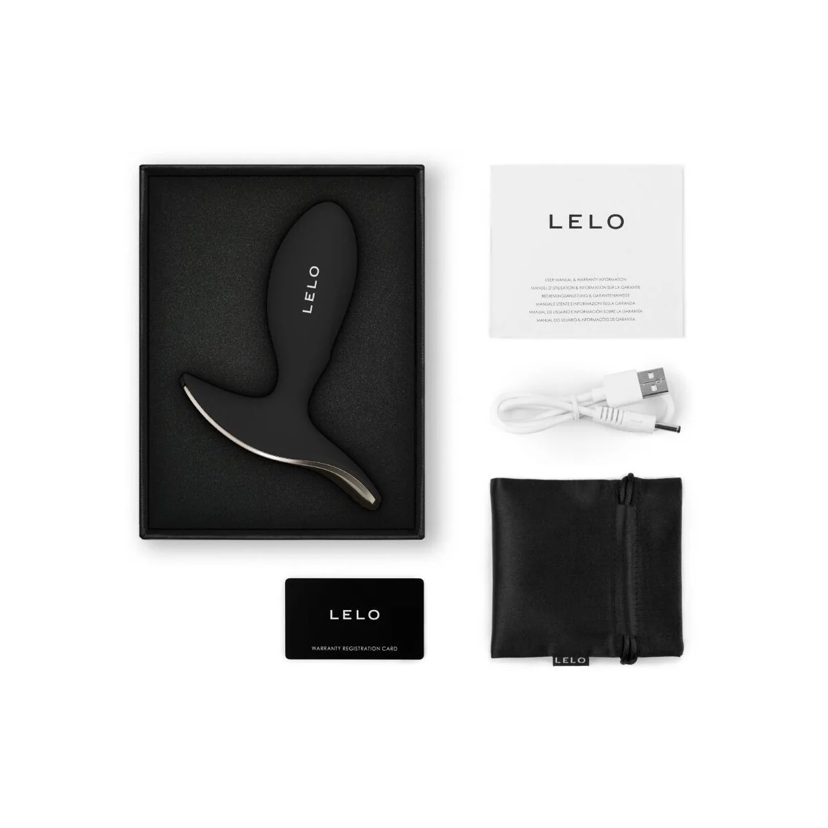 Surfer 2 Unisex Analvibrationsplug Schwarz von Lelo