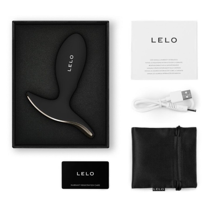 Surfer 2 Unisex Analvibrationsplug Schwarz von Lelo