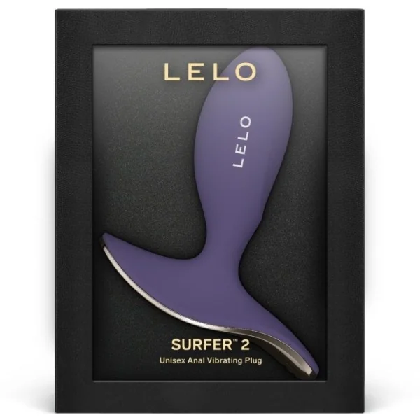 Surfer 2 Unisex Analvibrationsplug Cyber Purple von Lelo