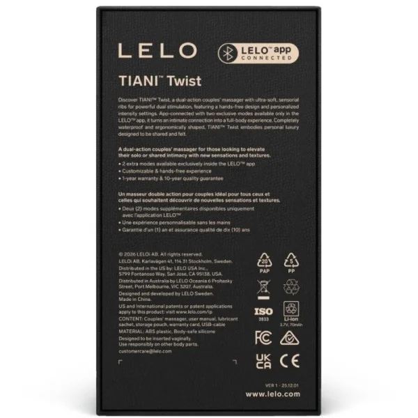 Tiani Twist Couples Vibrator Foam von Lelo
