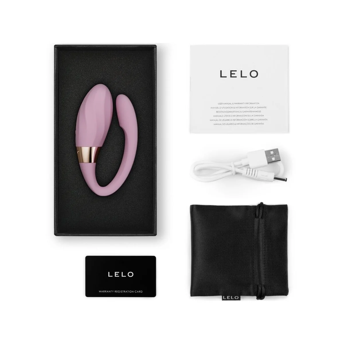 Tiani Twist Paarvibrator Zartrosa von Lelo