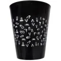 Schwarze Tasse 500 ml mit Weissen Penissen von Diablo Picante