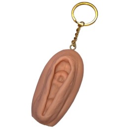 Vagina-Schlüsselanhänger, Hellton von Diablo Picante
