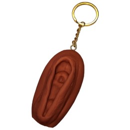 Vagina-Schlüsselanhänger Dunkler Ton von Diablo Picante