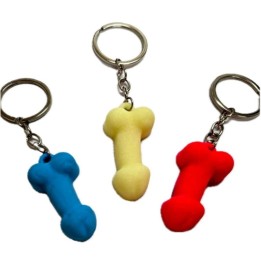 Sortimentierte Silikon-Penis-Schlüsselanhänger In Phosphoreszenzfarben von Diablo Picante