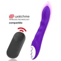 Dante Violetter Vibrator + Watchme-Fernbedienung von Galatea