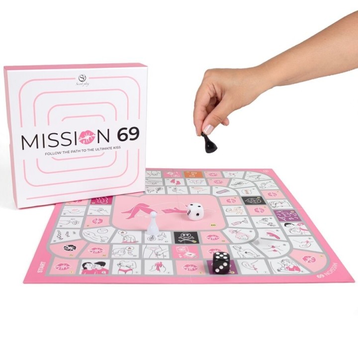 Brettspiel für Paare "MISSION 69" von Secretplay 100% Games