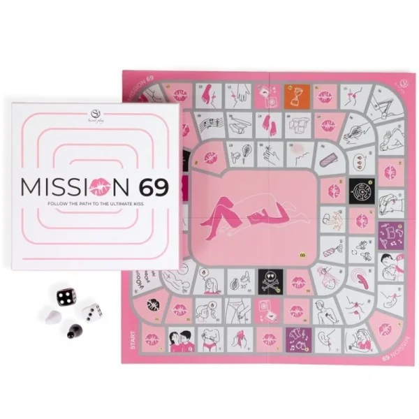Brettspiel für Paare "MISSION 69" von Secretplay 100% Games