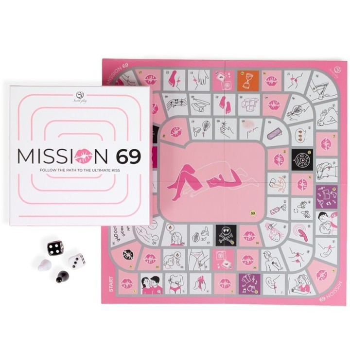 Brettspiel für Paare "MISSION 69" von Secretplay 100% Games