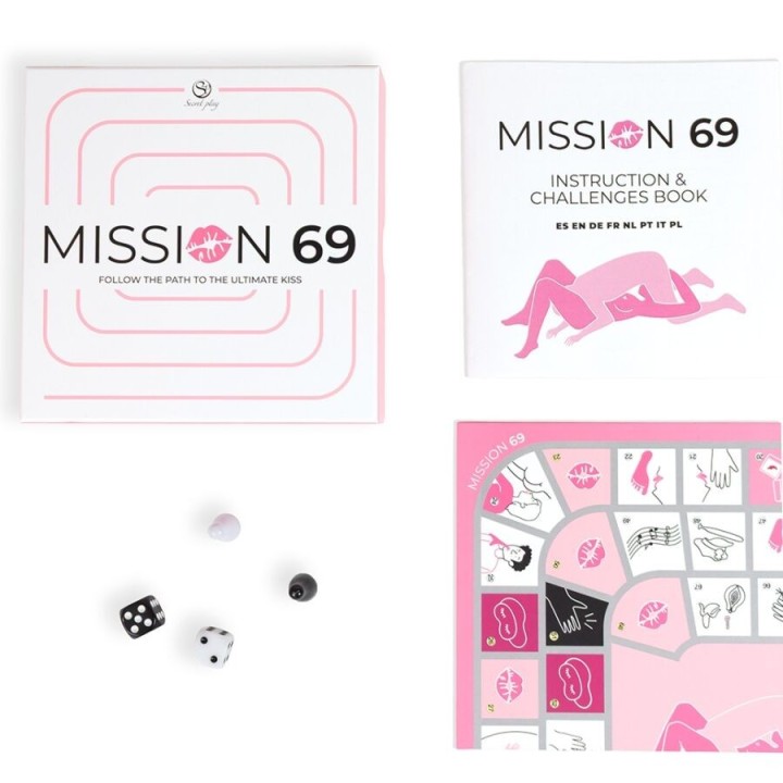 Brettspiel für Paare "MISSION 69" von Secretplay 100% Games
