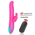 Pluto Rabbit-Vibrator & Rotator + Watchme-Fernbedienung von Happy Loky