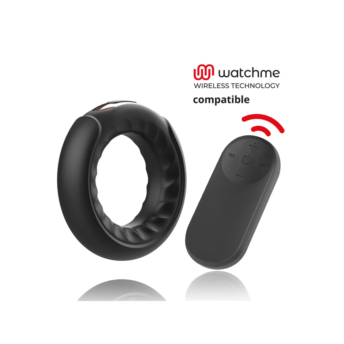 Vibrationsring Adriano, Kompatibel mit der Wireless-Technologie von Watchme von anbiguo | Fesselliebe.de