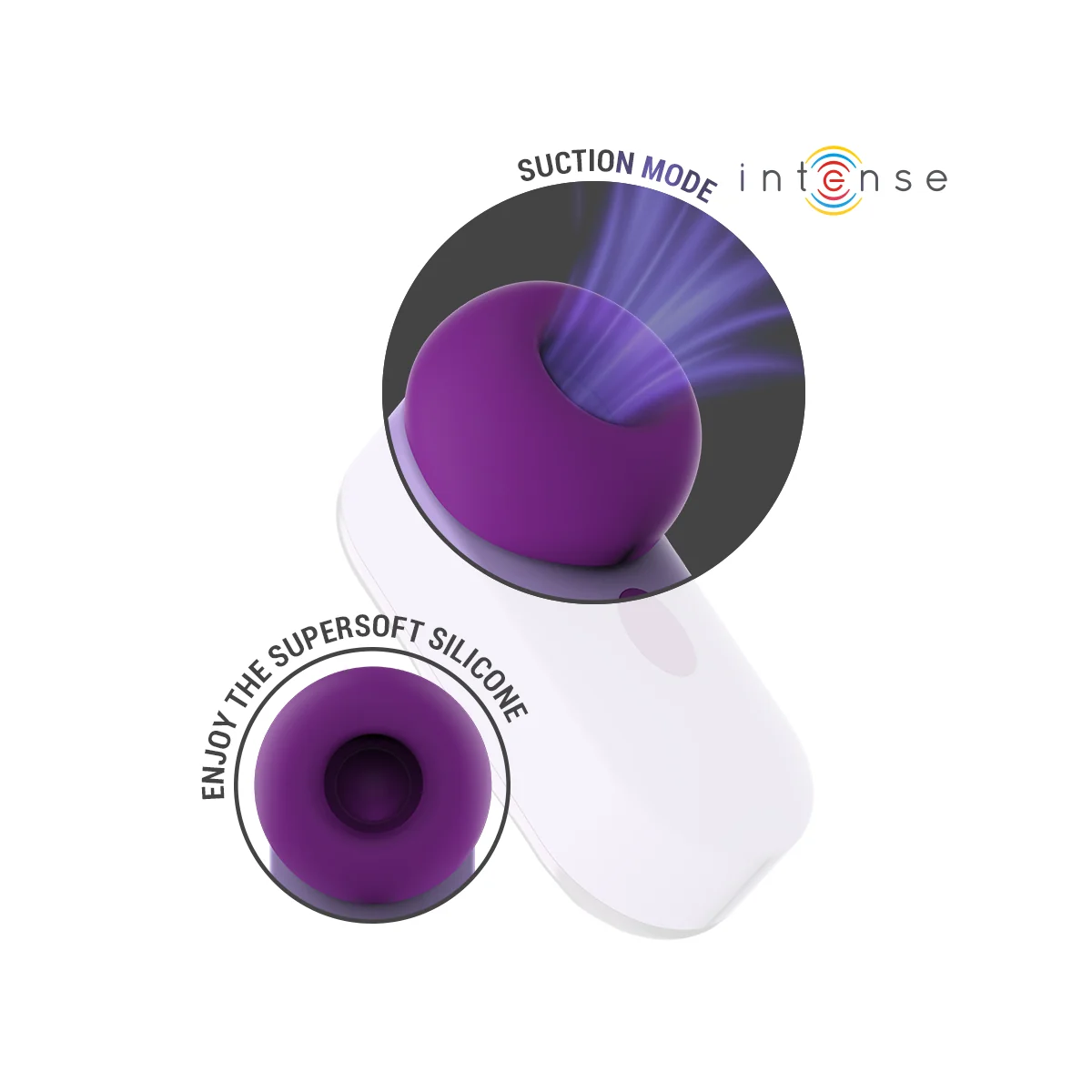 Sabrina Clit Stimulator Lila von Intense Fun | Fesselliebe.de