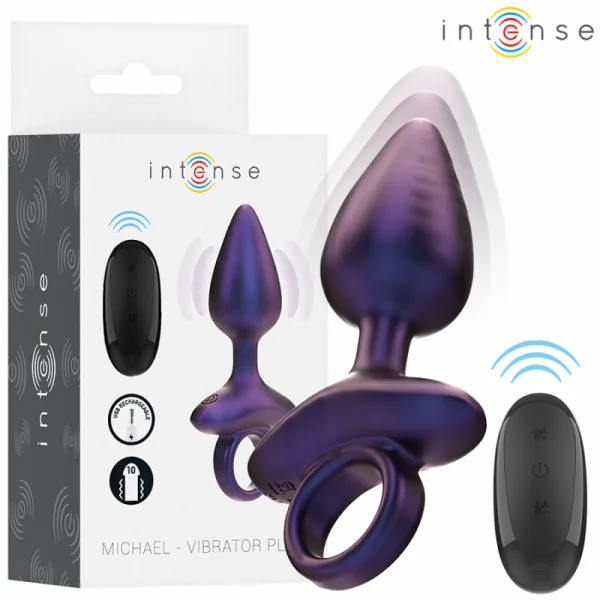 Michael Vibrierender Analstecker Modell 2 mit Fernbedienung von Intense Anal Toys | Fesselliebe.de