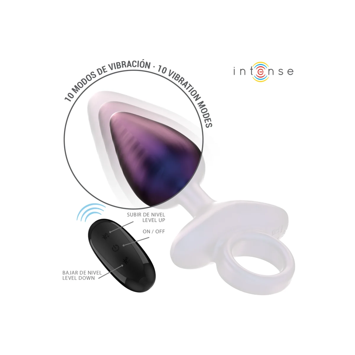 Michael Vibrierender Analstecker Modell 2 mit Fernbedienung von Intense Anal Toys | Fesselliebe.de