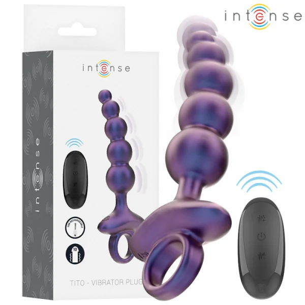Tito Vibrierender Analstecker Modell 3 mit Fernbedienung von Intense Anal Toys | Fesselliebe.de