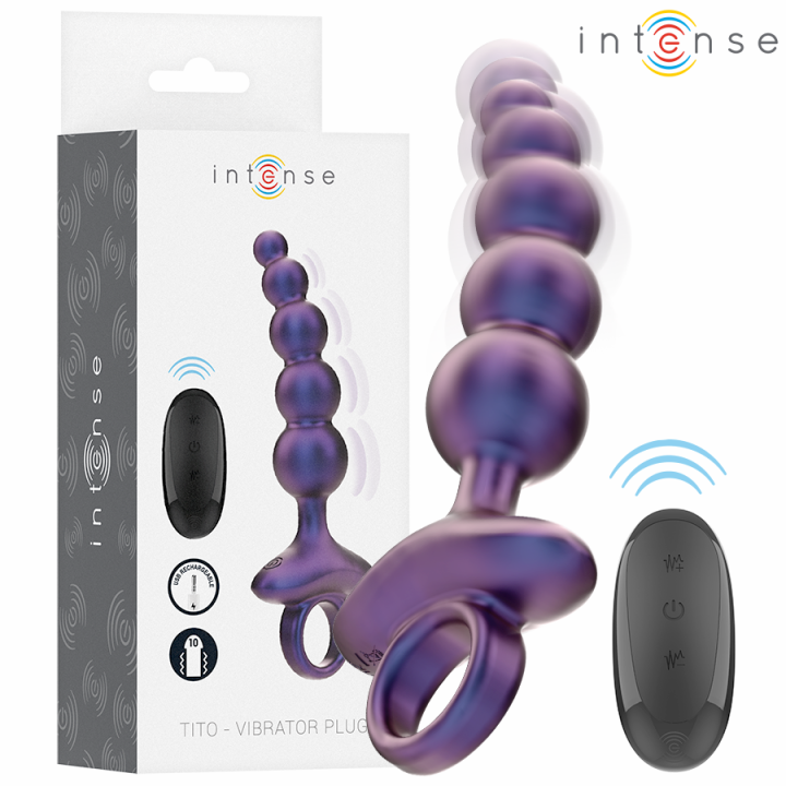 Tito Vibrierender Analstecker Modell 3 mit Fernbedienung von Intense Anal Toys | Fesselliebe.de