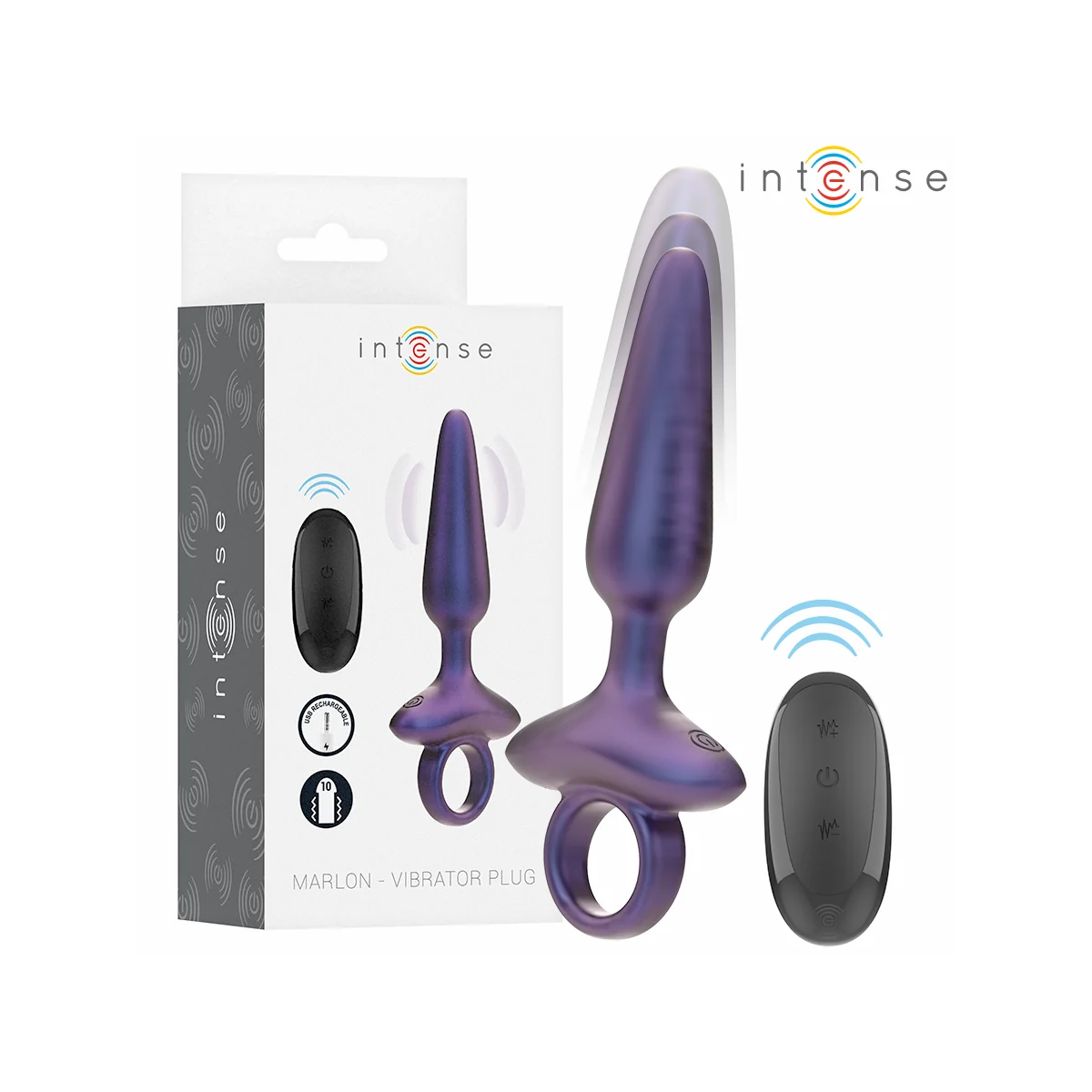 Marlon Vibrierender Analstecker Modell 4 mit Fernbedienung von Intense Anal Toys | Fesselliebe.de