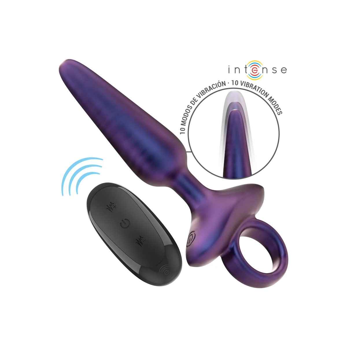 Marlon Vibrierender Analstecker Modell 4 mit Fernbedienung von Intense Anal Toys | Fesselliebe.de