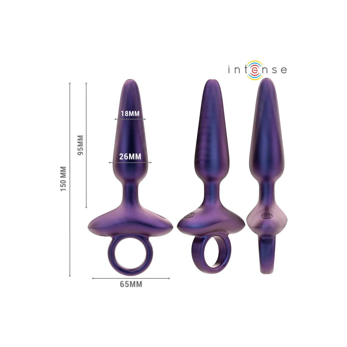 Marlon Vibrierender Analstecker Modell 4 mit Fernbedienung von Intense Anal Toys | Fesselliebe.de