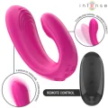Janet Doppelter U-Förmiger Stimulator und Vibrator mit Fernbedienung Rosa von Intense Remote Control
