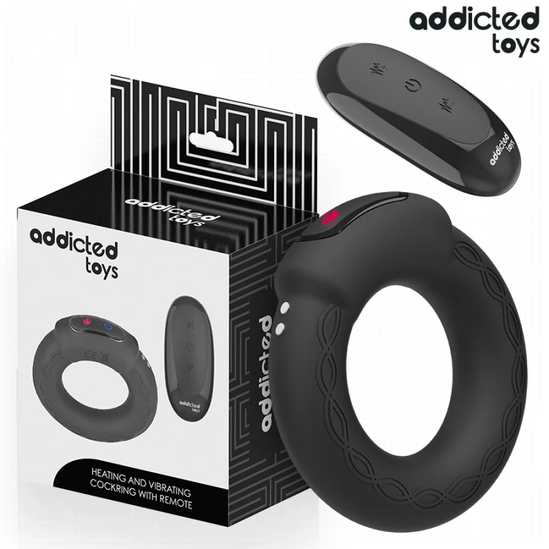 Vibrierender Cockring mit Wärmeeffekt und mit Fernbedienung von Addicted Toys | Fesselliebe.de