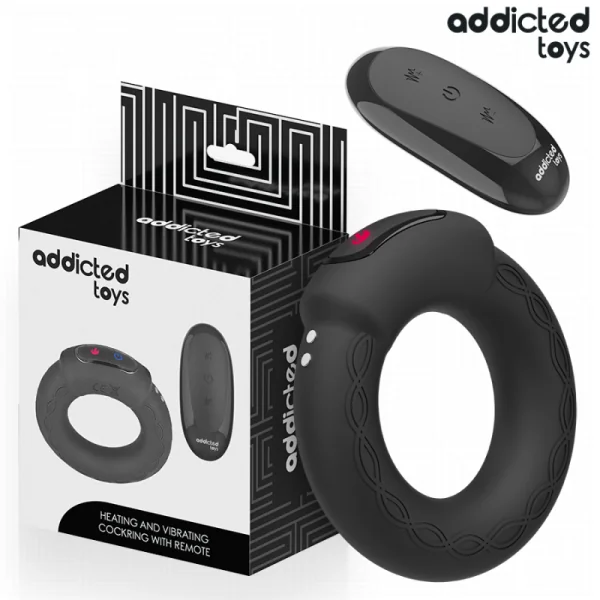 Vibrierender Cockring mit Wärmeeffekt und mit Fernbedienung von Addicted Toys | Fesselliebe.de