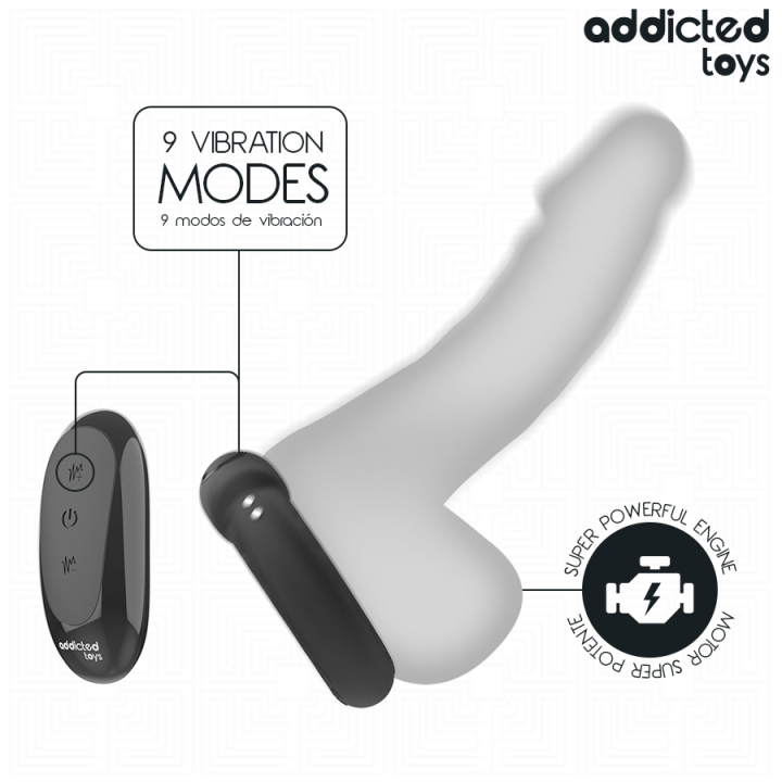 Vibrierender Cockring mit Wärmeeffekt und mit Fernbedienung von Addicted Toys | Fesselliebe.de