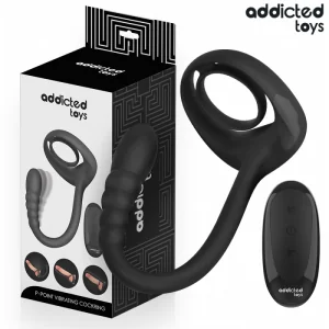 P-Spot Vibrierender Cock Ring mit Fernbedienung von Addicted Toys | Fesselliebe.de
