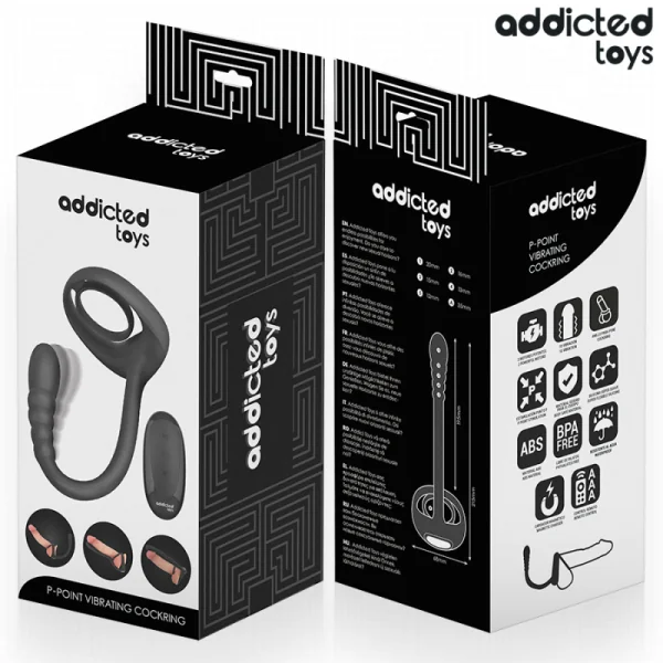 P-Spot Vibrierender Cock Ring mit Fernbedienung von Addicted Toys | Fesselliebe.de