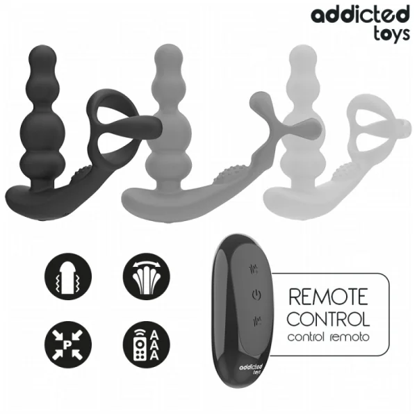 Rotierendes Prostatamassagegerät mit Fernbedienung von Addicted Toys | Fesselliebe.de
