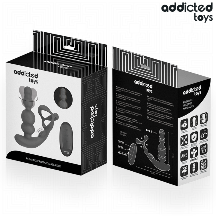 Rotierendes Prostatamassagegerät mit Fernbedienung von Addicted Toys | Fesselliebe.de