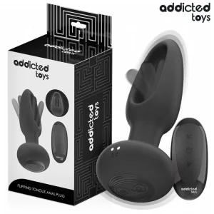 Analplug mit Vibrierender Zunge und mit Fernbedienung von Addicted Toys | Fesselliebe.de