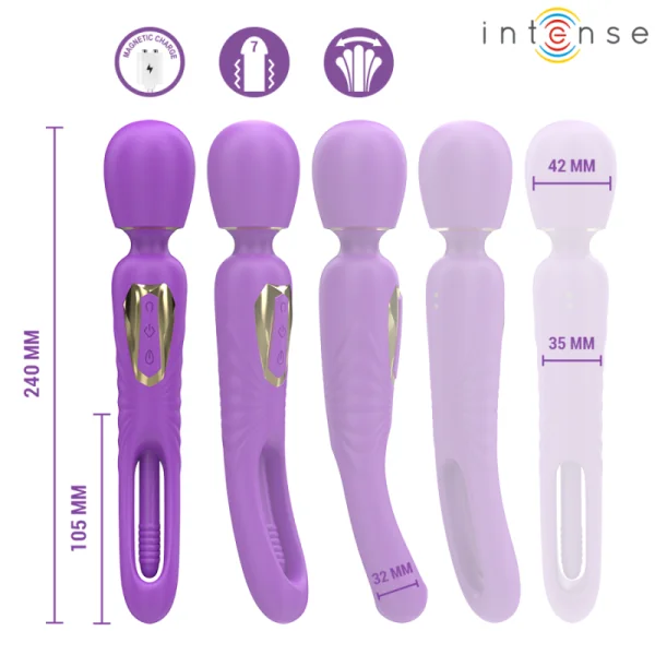 Christy Vibrierender Stab mit Schnappender Zunge von Intense Fun | Fesselliebe.de