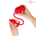 Melanie Doppelter Klitorisstimulator mit Zickzack-Zunge von Intense High Tech