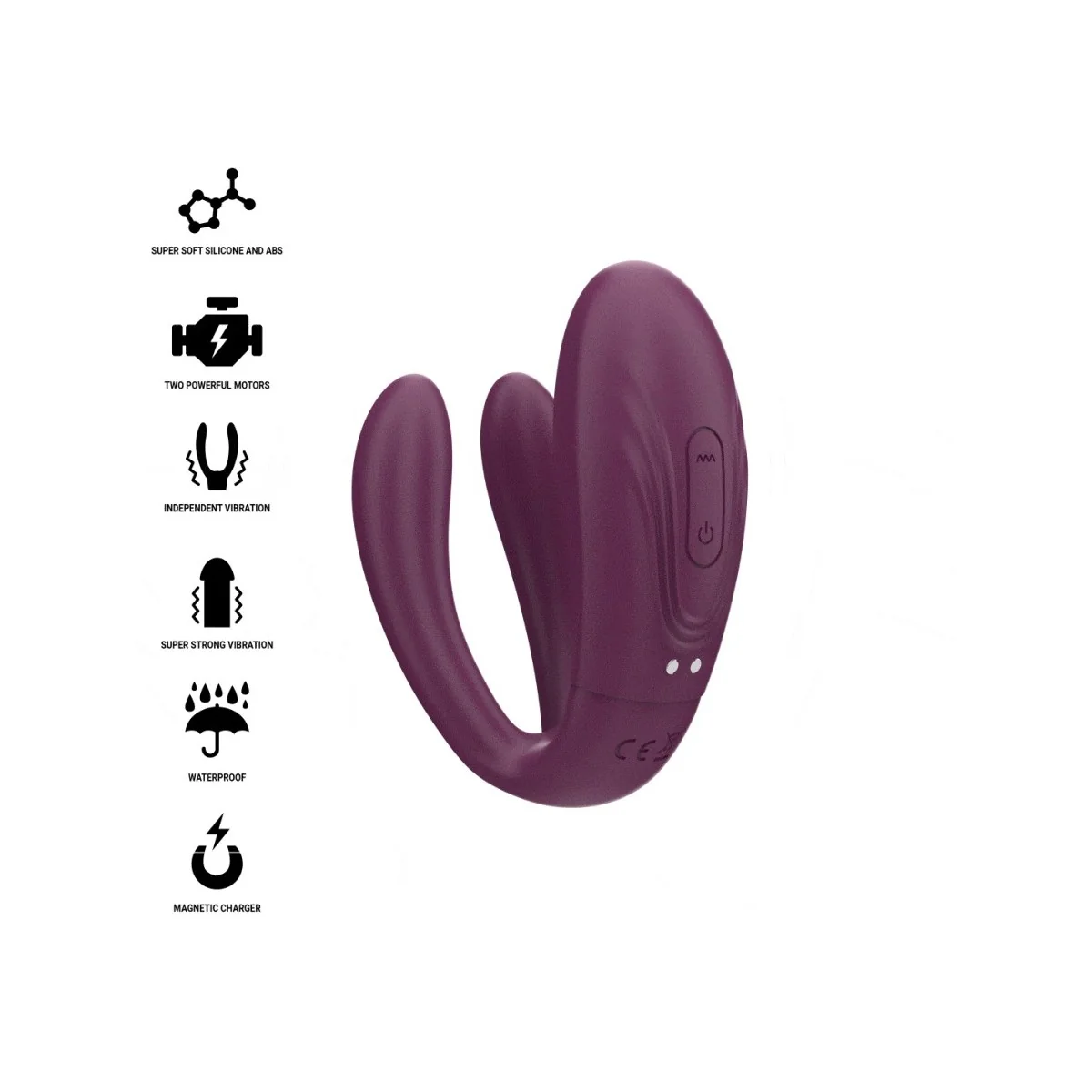 Sandra Klappe- und Vibrationsklemmstimulator mit Fernbedienung von Intense Couples Toys | Fesselliebe.de