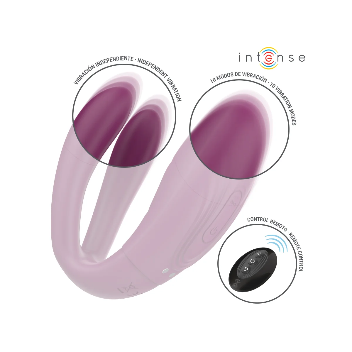Sandra Klappe- und Vibrationsklemmstimulator mit Fernbedienung von Intense Couples Toys | Fesselliebe.de