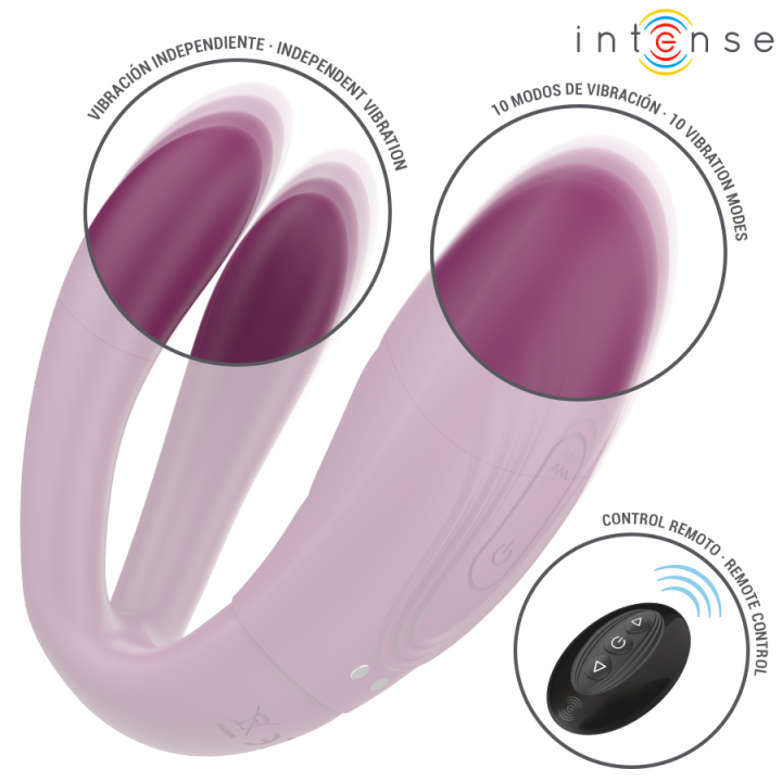 Sandra Klappe- und Vibrationsklemmstimulator mit Fernbedienung von Intense Couples Toys | Fesselliebe.de