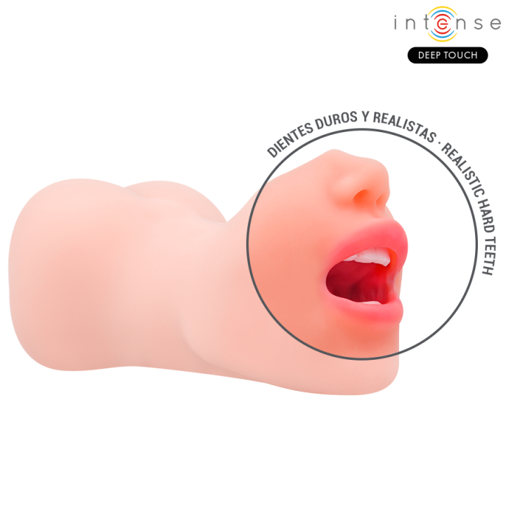 Riley Doppelmusturbator für Mund und Vagina von Intense Deep Touch | Fesselliebe.de