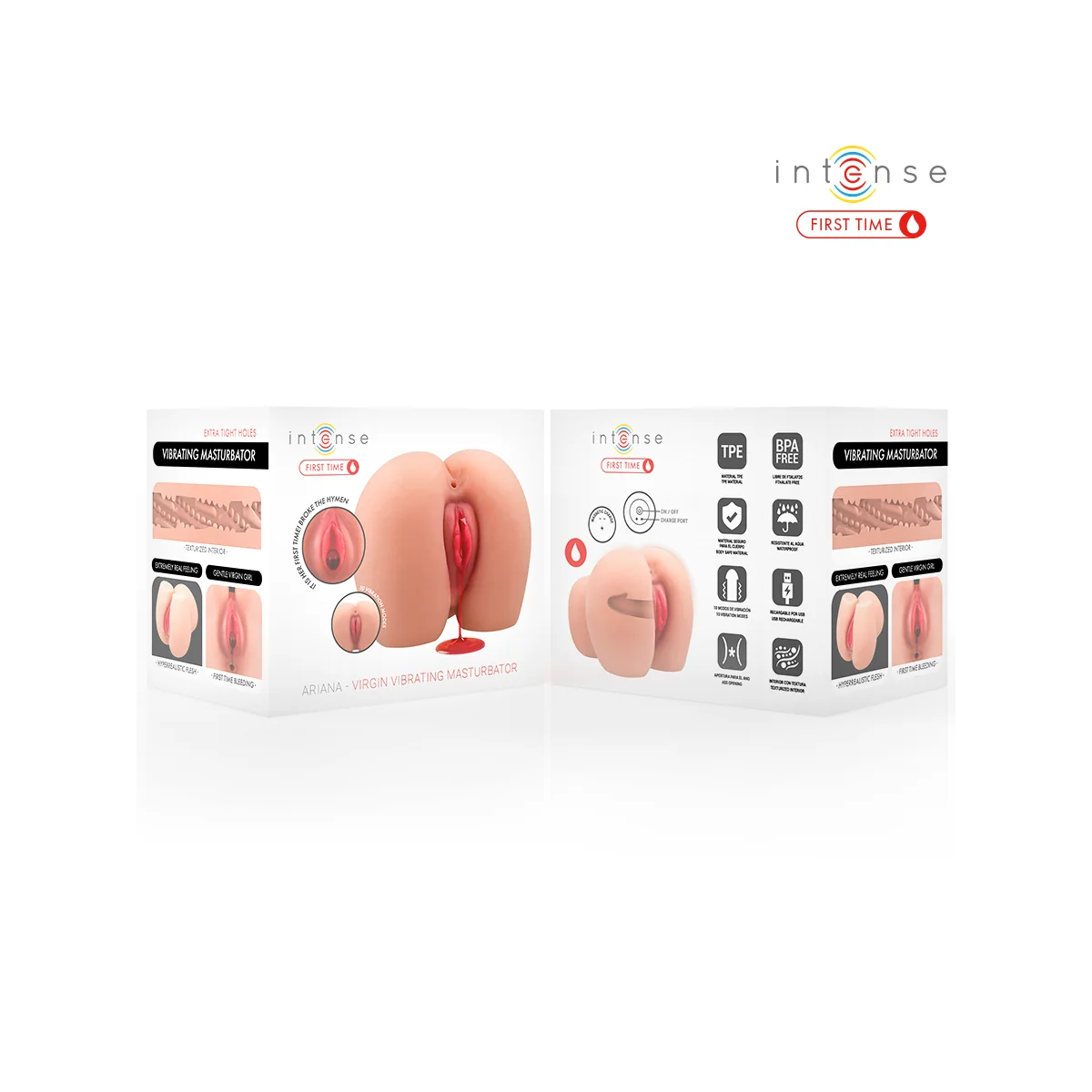 Ariana Virgin Vibrator-Masturbator mit Blutung von Intense First Time | Fesselliebe.de