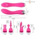 Cher Vibrator mit 20 Muster und Austauschbaren aufsätzen von Intense High Tech