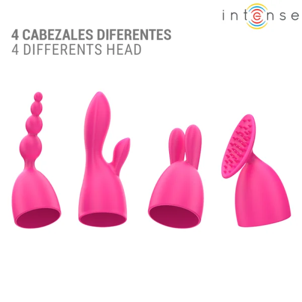 Cher Vibrator mit 20 Muster und Austauschbaren Aufsätzen von Intense Fun | Fesselliebe.de